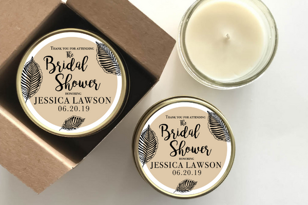 wedding shower candles