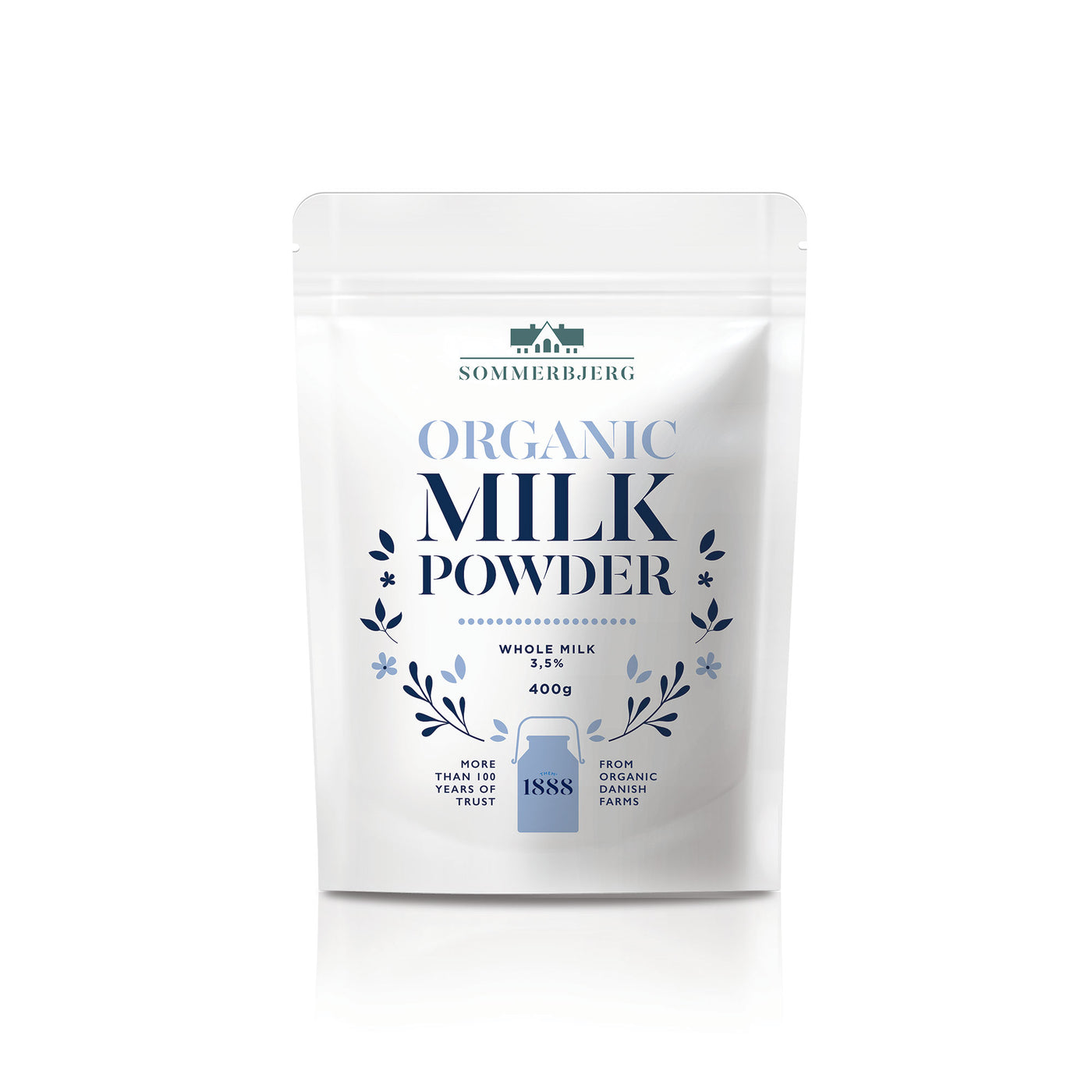 sommerbjerg organic whole milk powder 400g