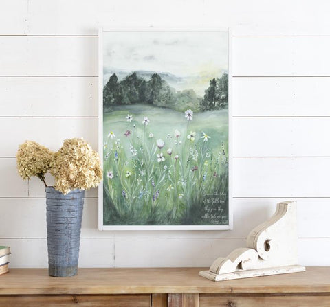 Consider the Lilies Sign Rooted and Grounded