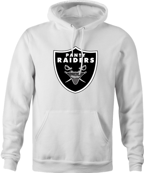 raiders white hoodie