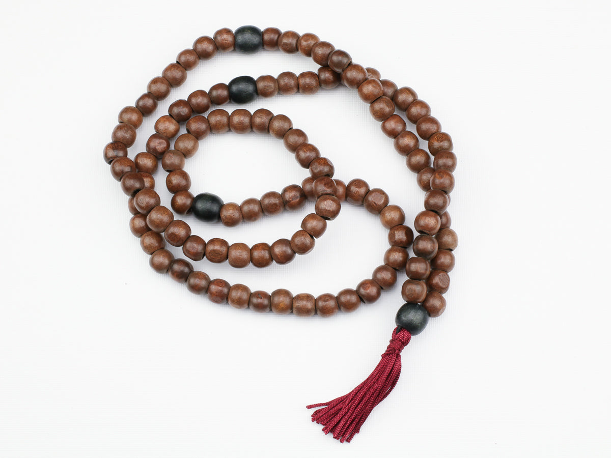 wooden meditation beads