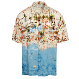 Men's Retro Shirt - Tropea Beach