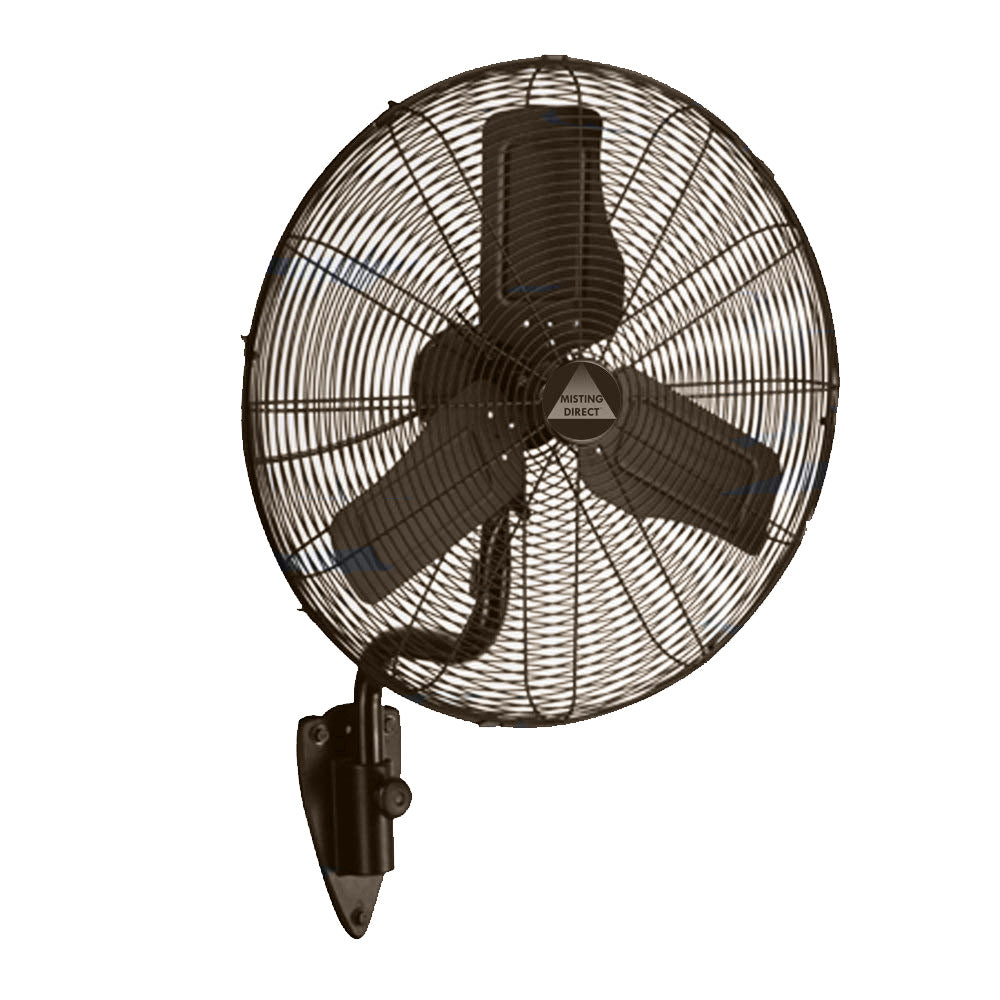 outdoor misting fan wall mount