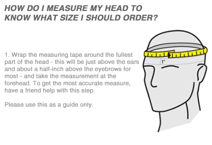 Helmet Measurement Chart