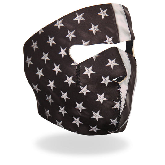 Hot Leathers FMA1032 Black and White Face Mask