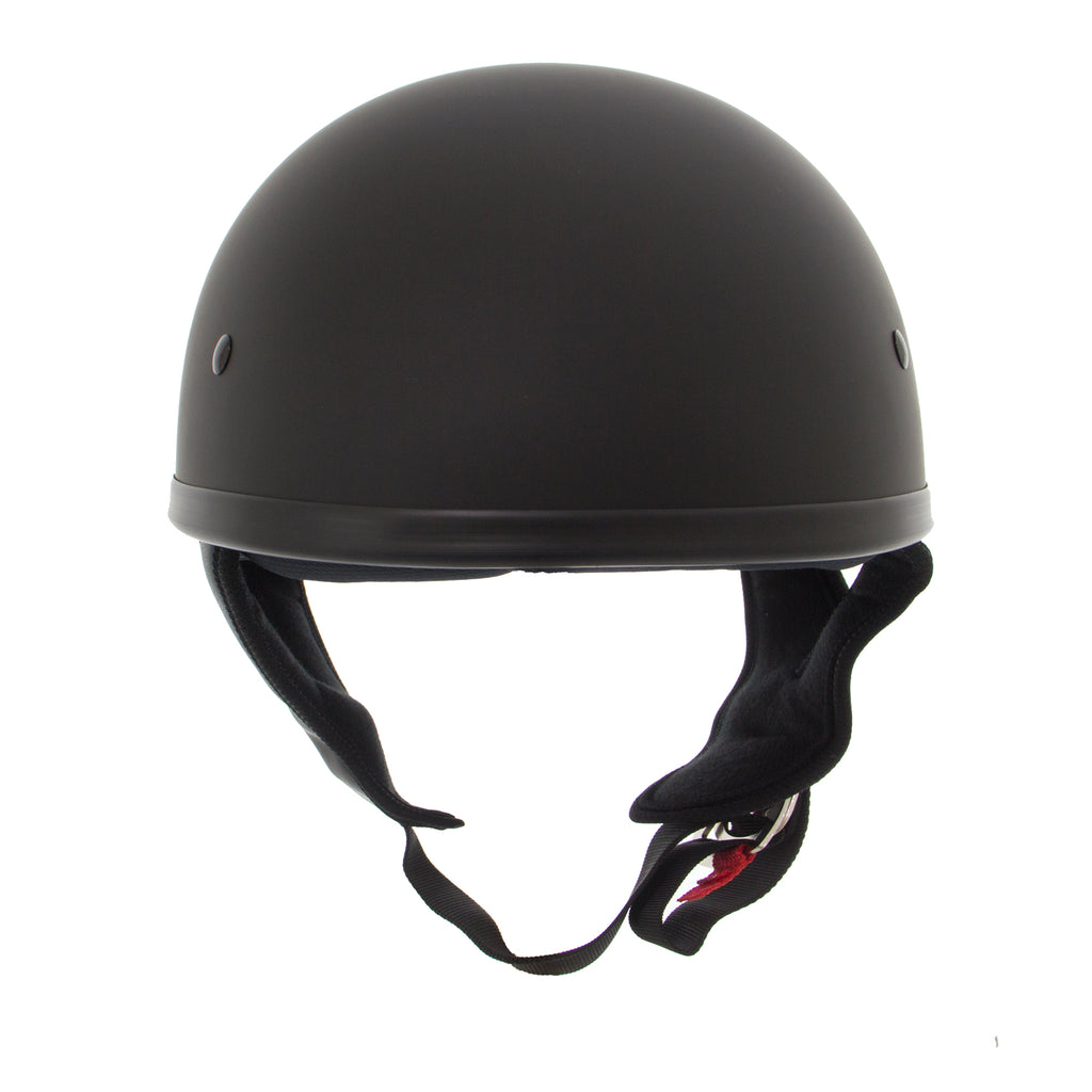 black skull cap helmet