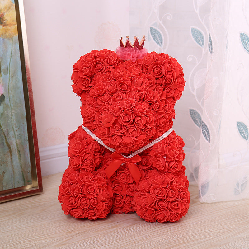 valentine's day special rose bear