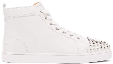 louboutin white high top