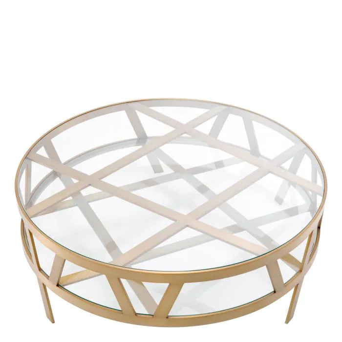 Product photograph of Billinghurst Round Coffee Table from Olivia's.