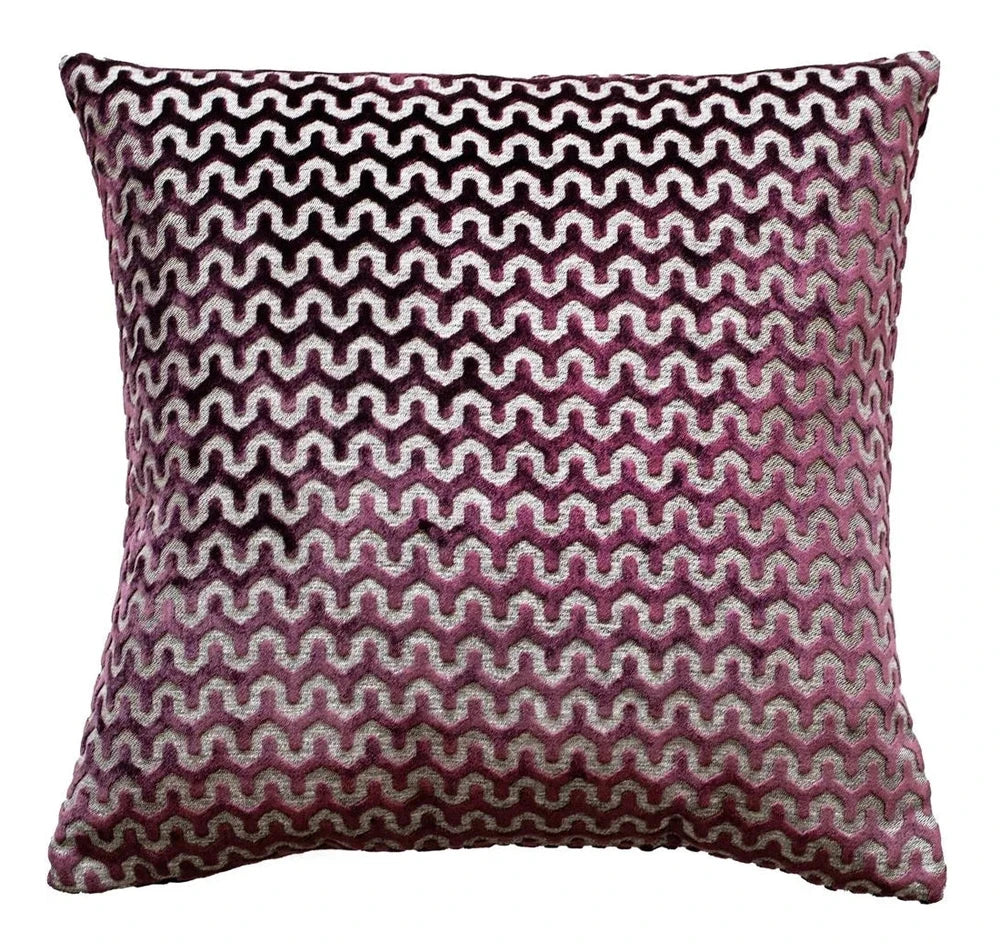 Product photograph of Oslo Cushion - Aubergine from Olivia's