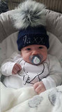 personalised baby hat