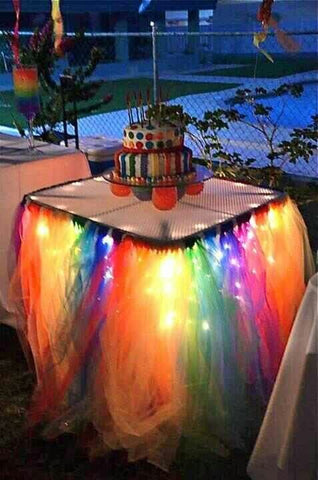 Fairy Lights Cake Table