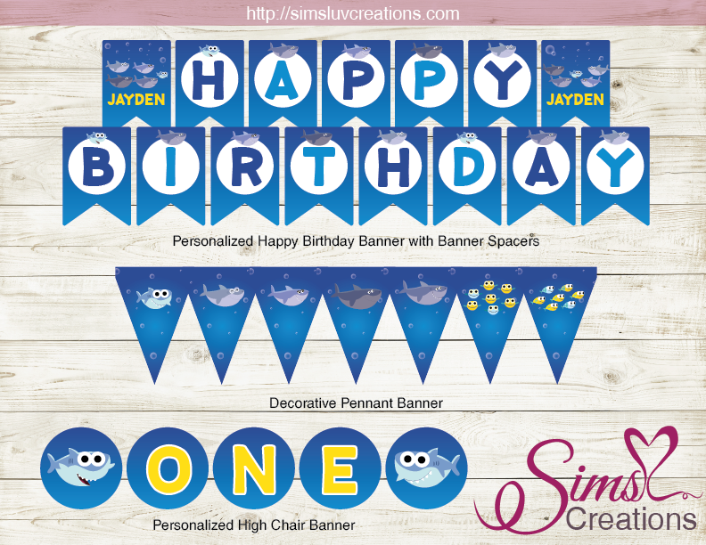 Printable Happy Birthday Baby Shark Images