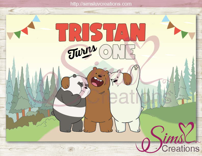 Featured image of post Printable We Bare Bears Cake Topper Celebration cakes that stun on looks and taste