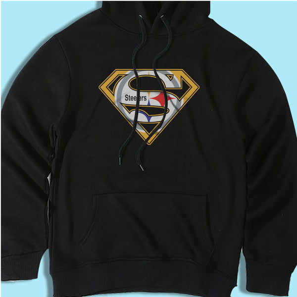 Steelers Inspired Superman Men'S Hoodie 