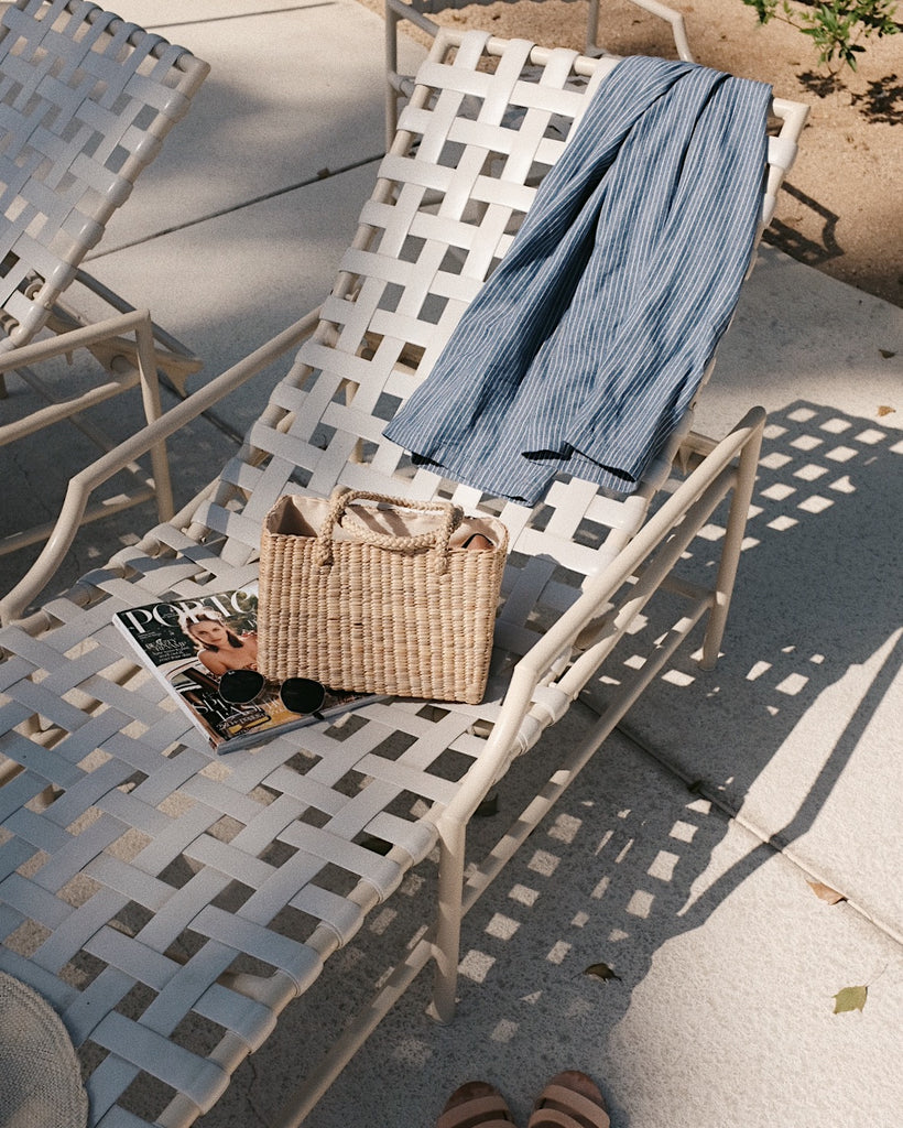 Thistle Straw Bag by Olive & Iris
