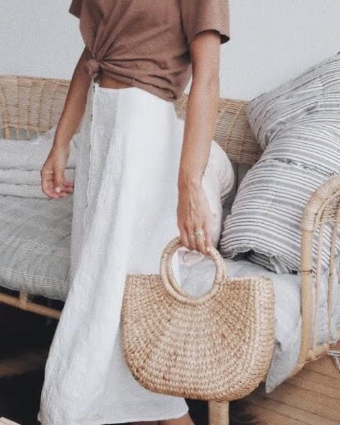 poppy basket bag size L | Olive & Iris 