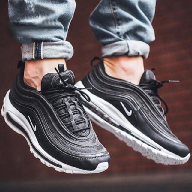 nike air max 97 black white nocturnal animal