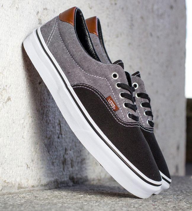 vans era 59 black and grey