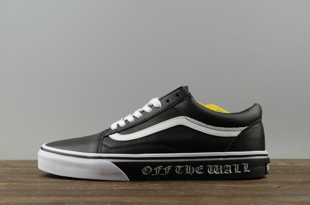 vans off the wall leather cheap online