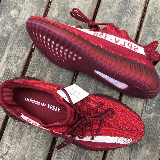 adidas red yeezy shoes