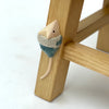Upholstered Footstool - Afon (River) - Teal