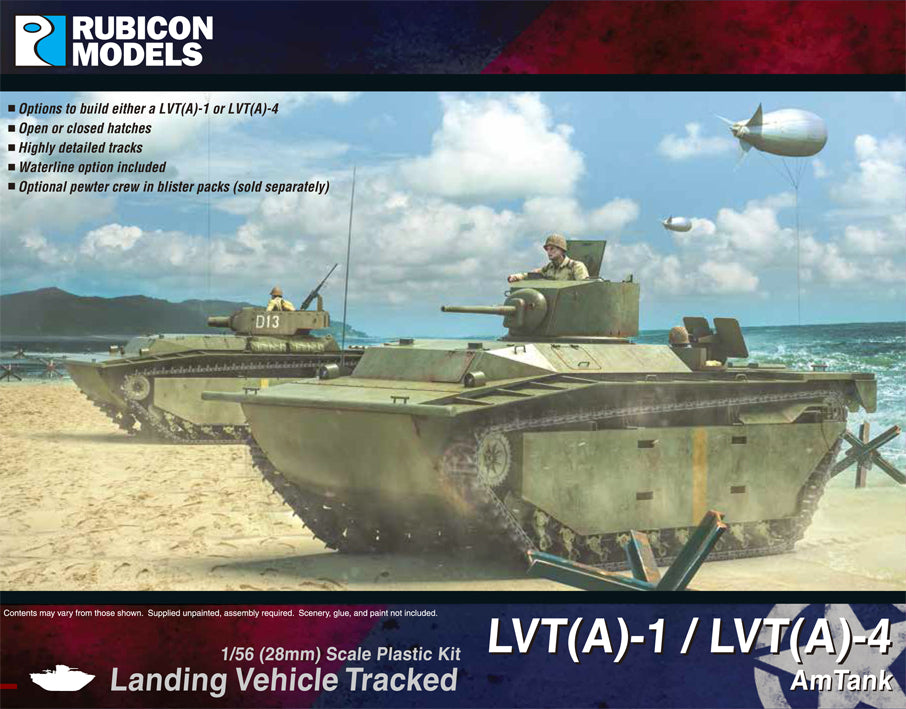 Lvt A 1 Lvt A 4 Am Tank Rubicon Models Uk Ltd