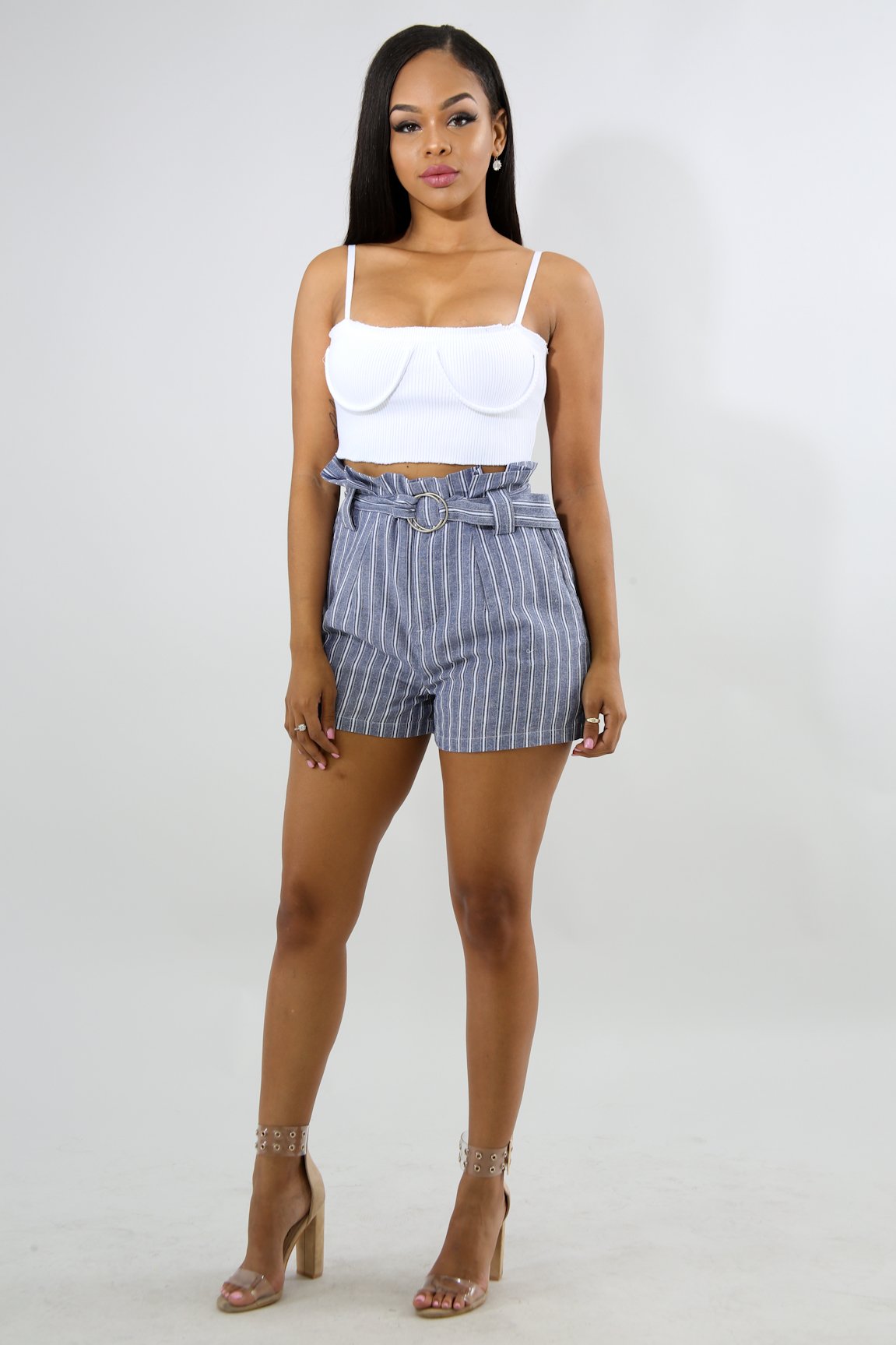 Raw Knit Crop Top