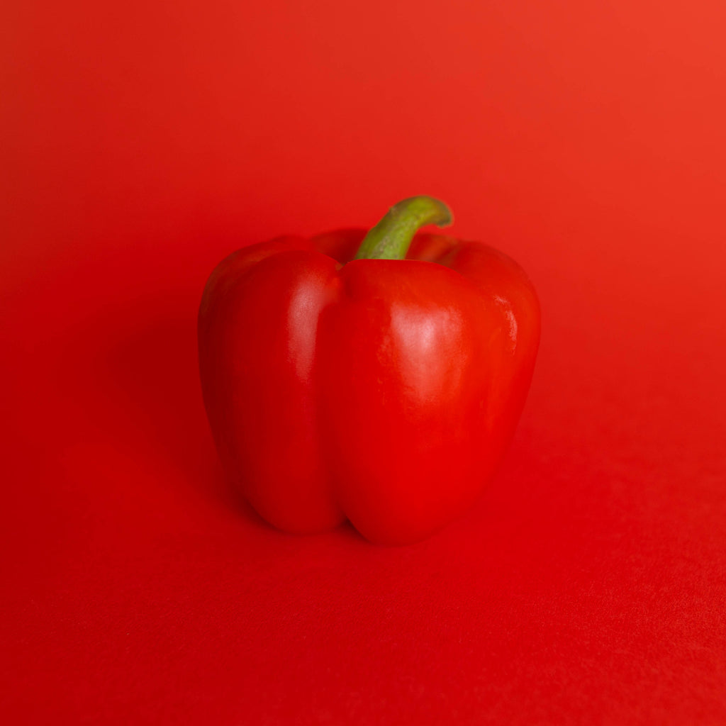 bright red bell pepper