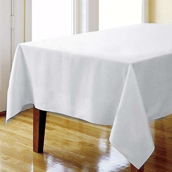 white square tablecloth