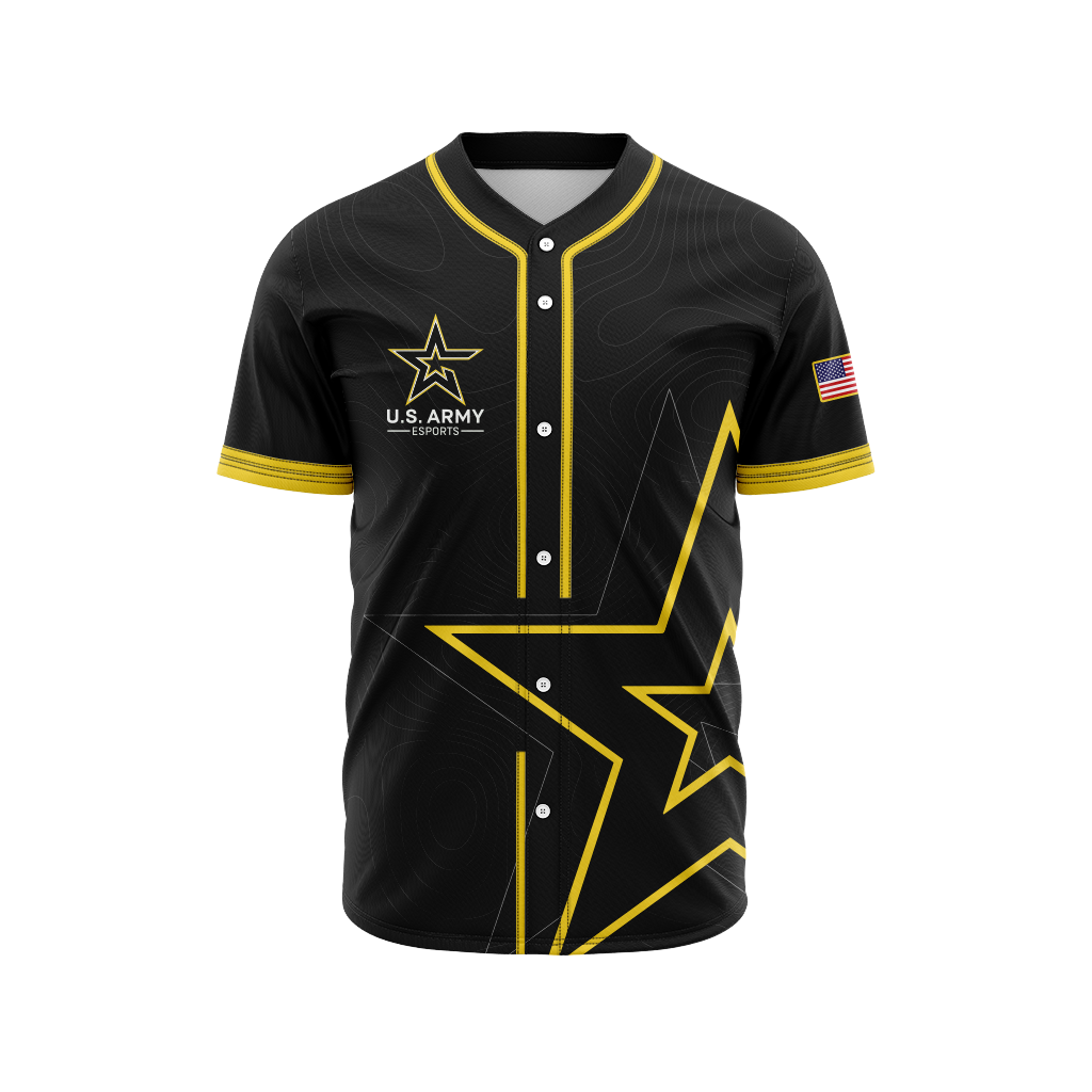 baseball jersey black and yellow