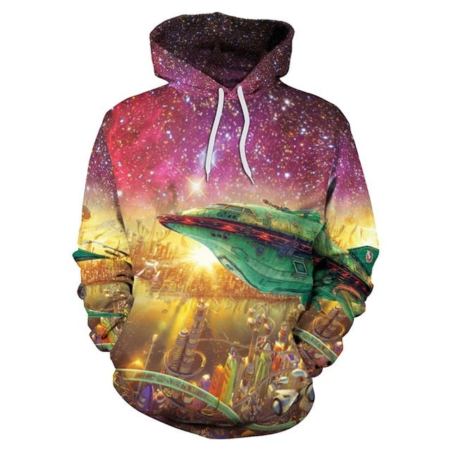 cool space hoodies