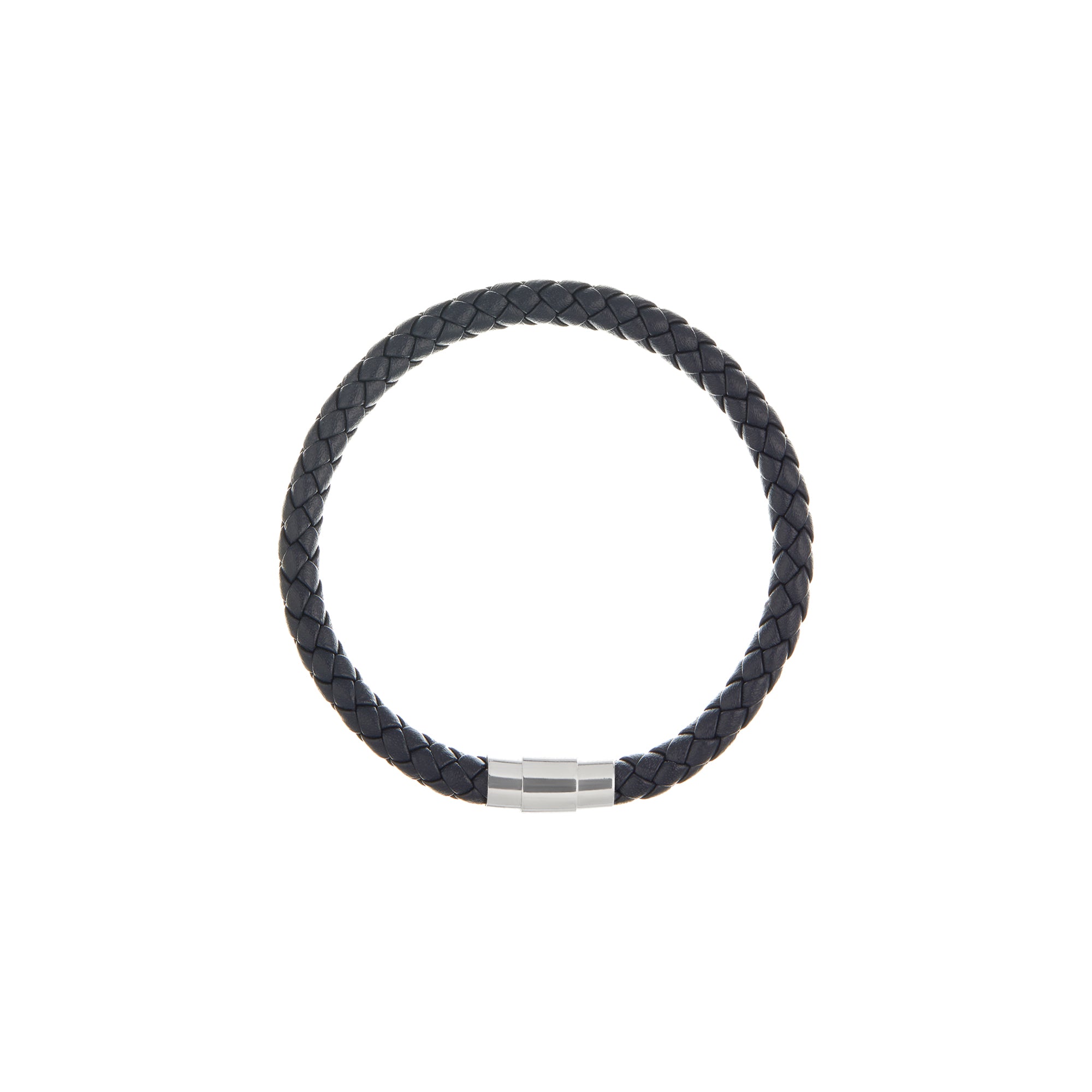 Navy Leather Cord Bracelet - Orelia & Joe