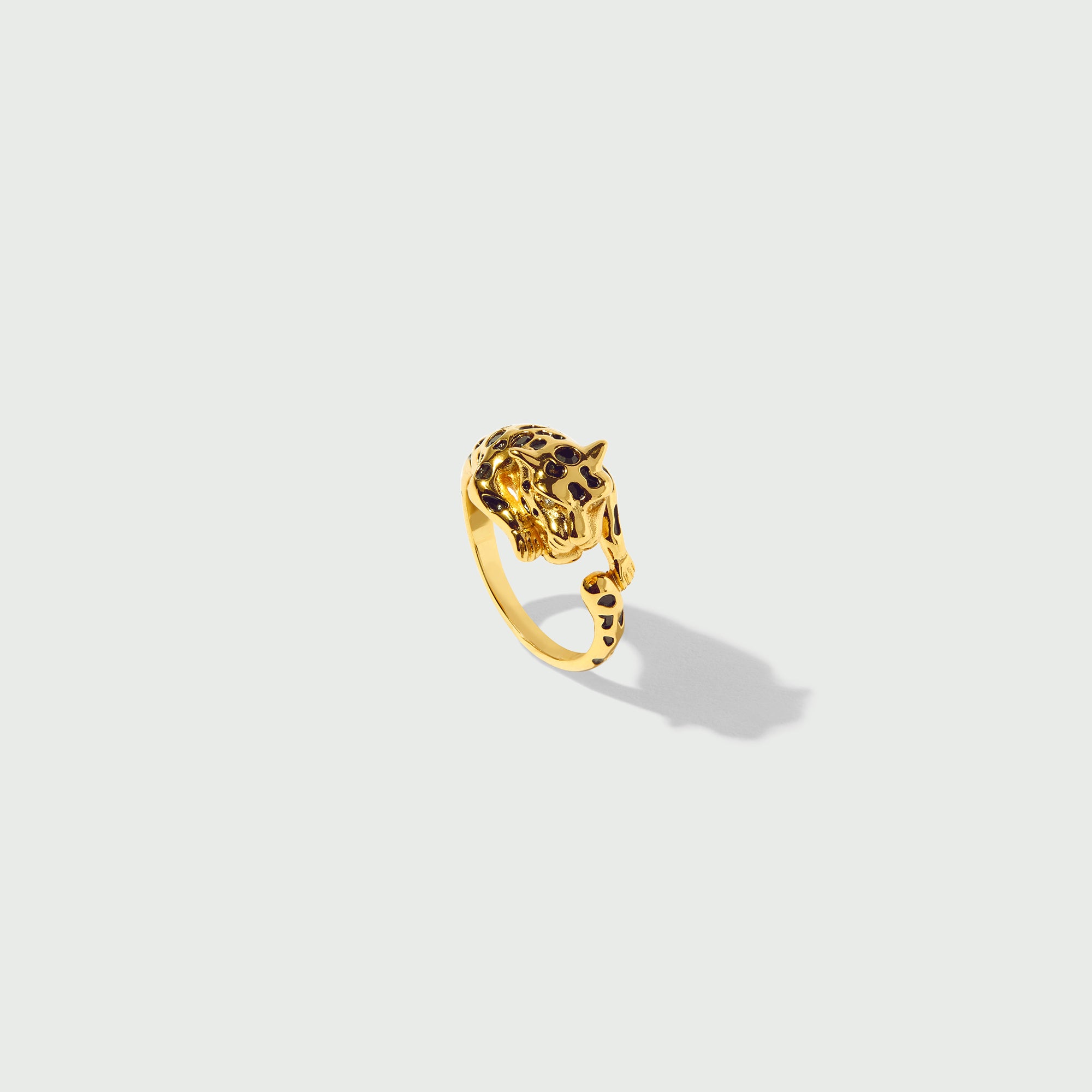 Jewelled Leopard Ring M/L - Orelia x Susan Caplan