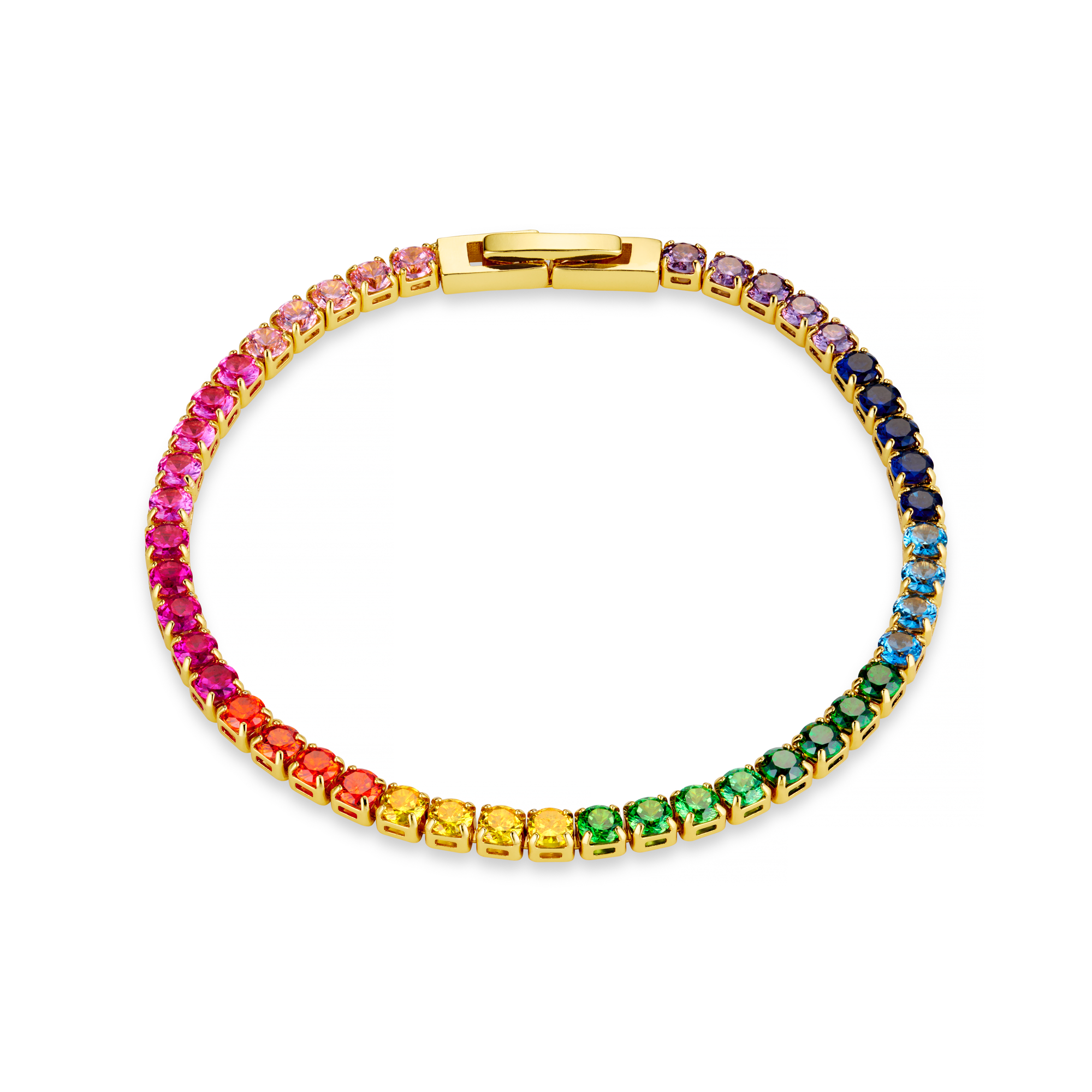 Tennis Bracelet - Rainbow - Orelia London