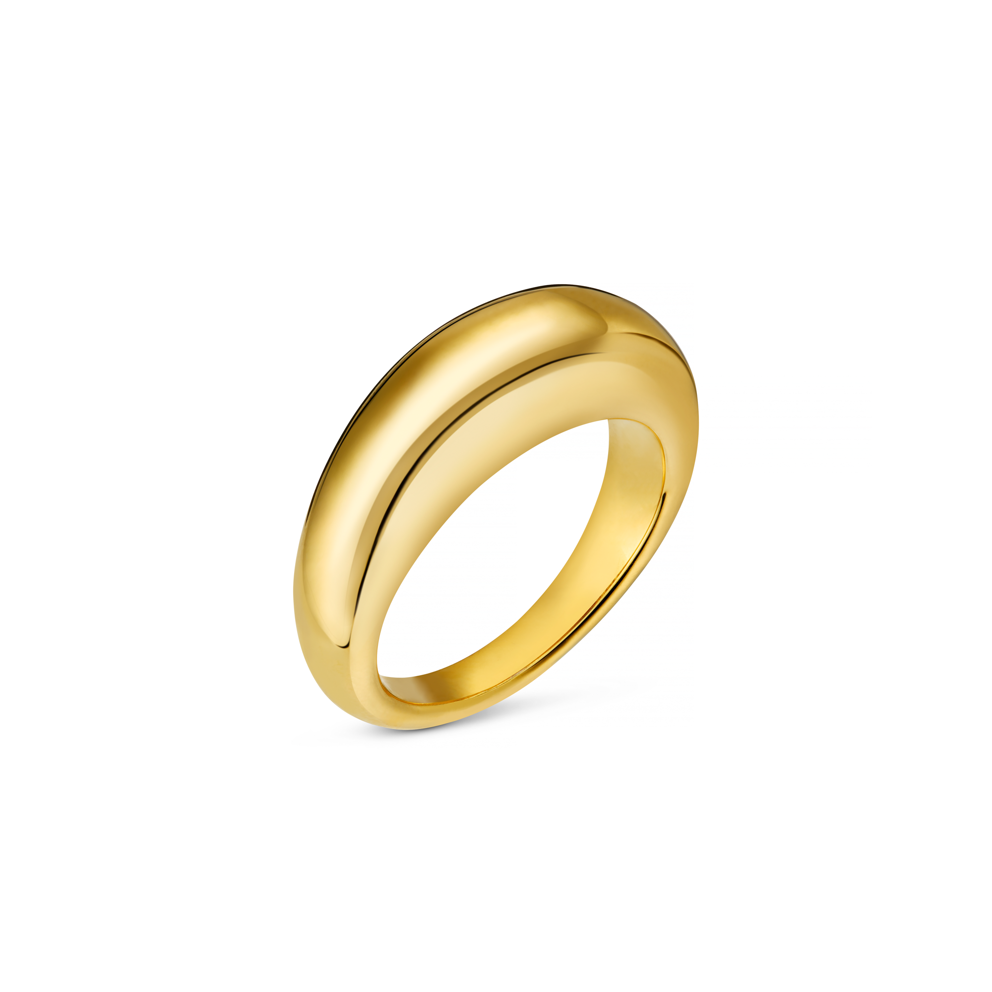 LUXE Domed Ring - Gold S/M - Orelia LUXE