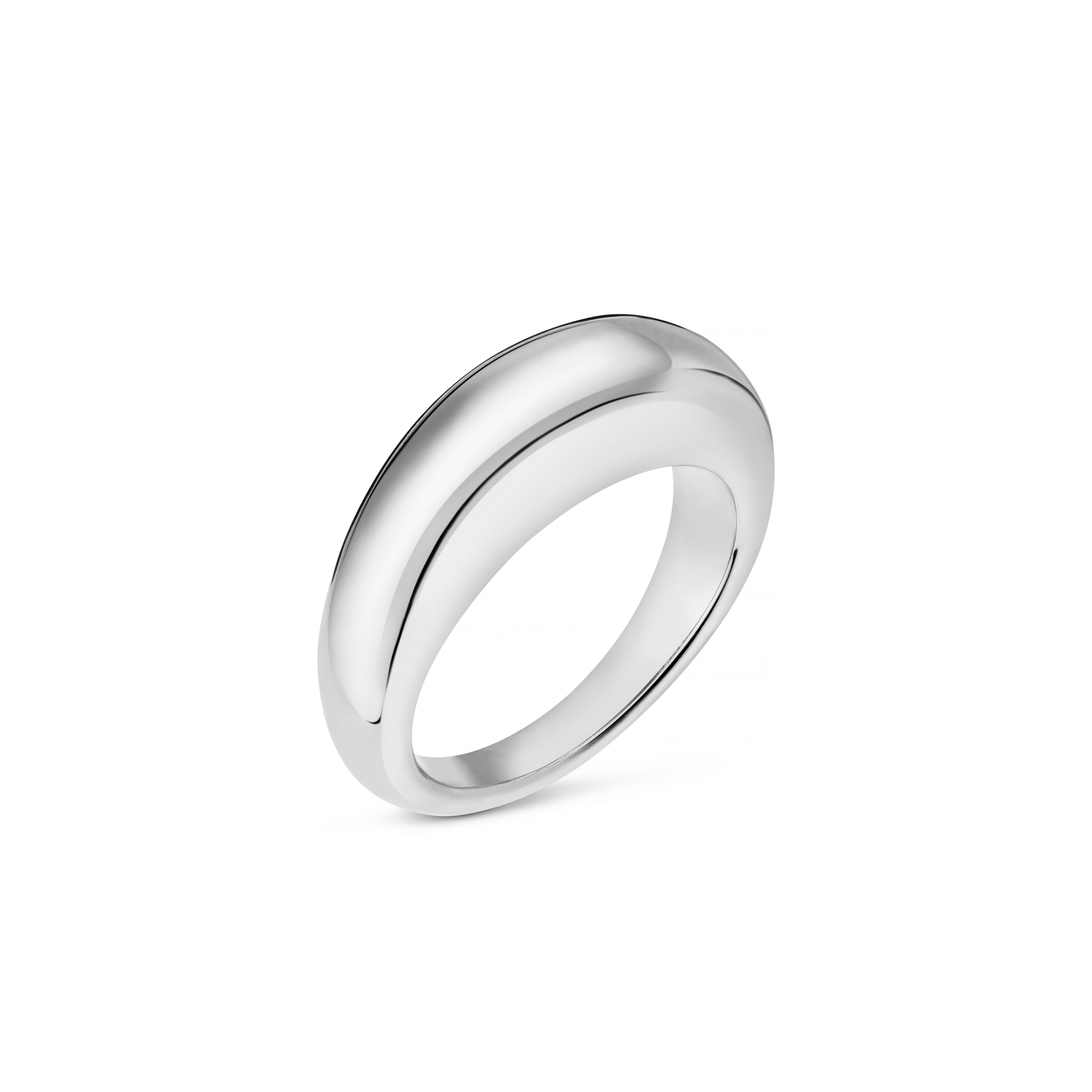 LUXE Domed Ring - Silver M/L - Orelia LUXE