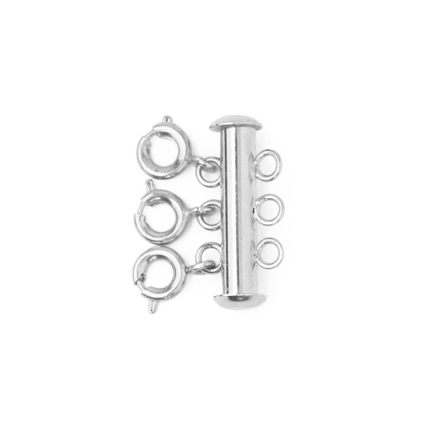 Layered Necklace Separator - 3 Chain Silver - Orelia London