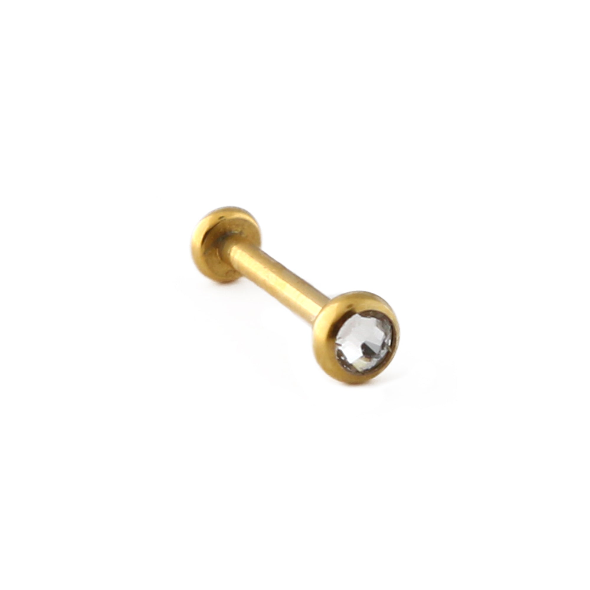 Crystal Labret Made With Swarovski Crystal - Gold - Orelia London