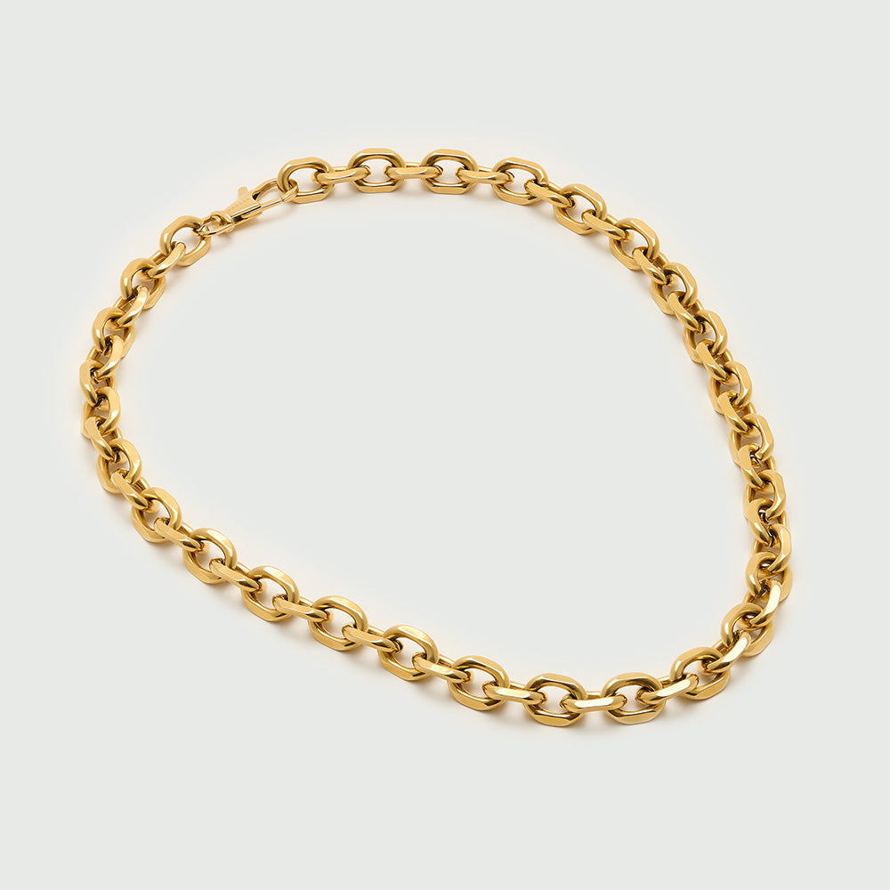 LUXE Chunky Chain Adjustable Necklace - Orelia LUXE