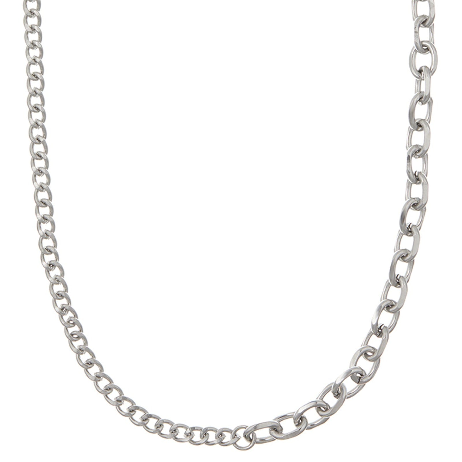 Asymmetric Chunky Chain Necklace - Orelia & Joe