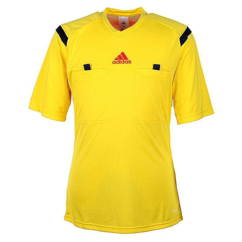 yellow referee shirt