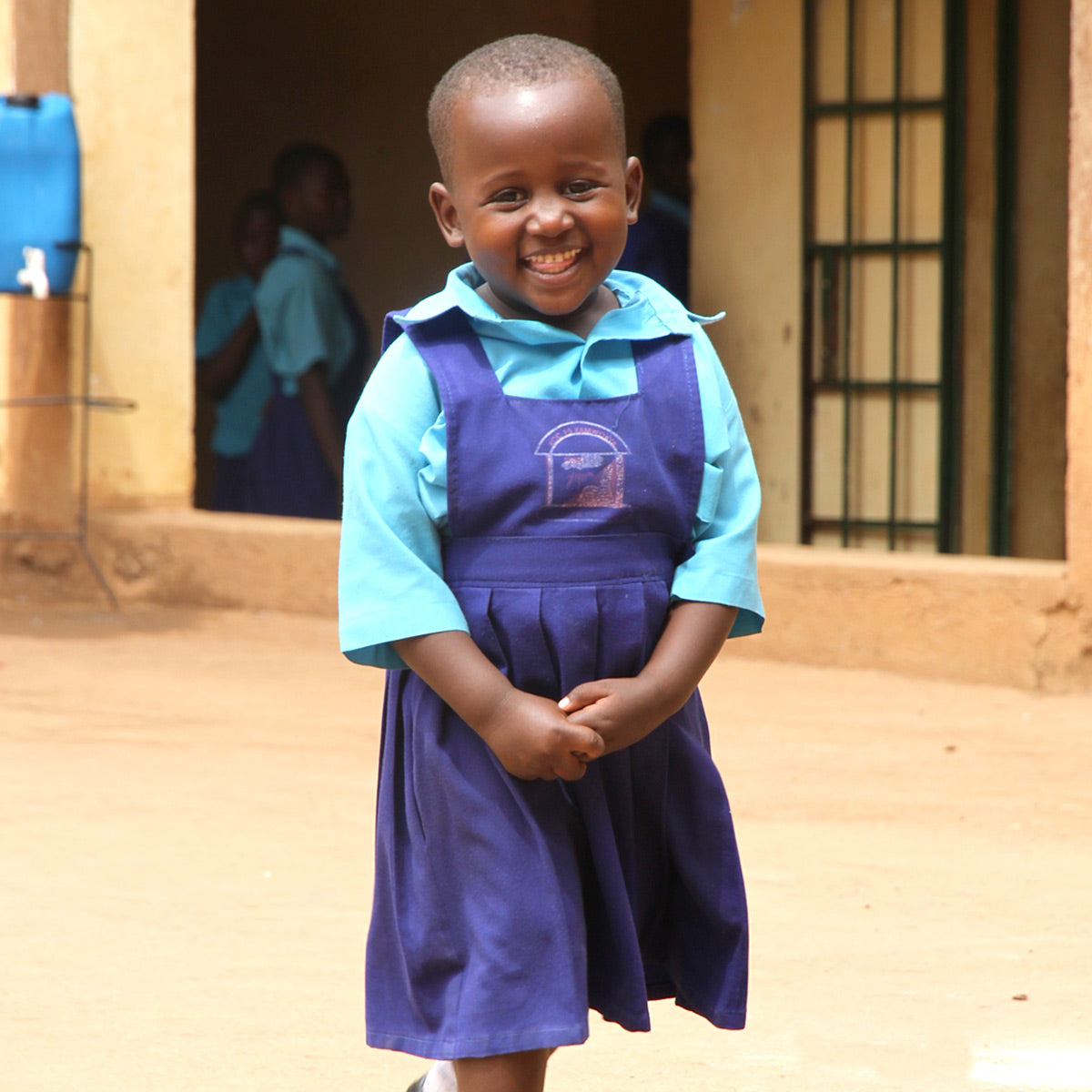 Young girl from Kamwokya Primary School