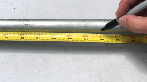 Pipe measuring illustration