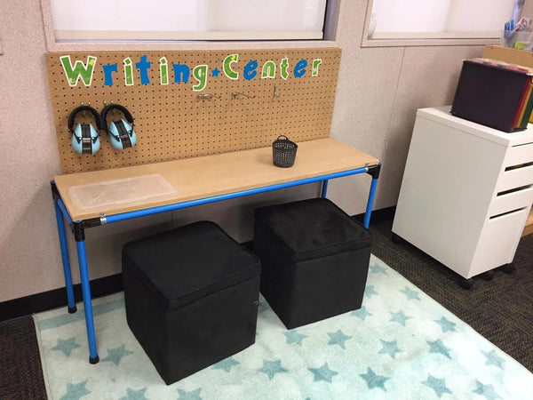 create a learning center for the kids maker pipe