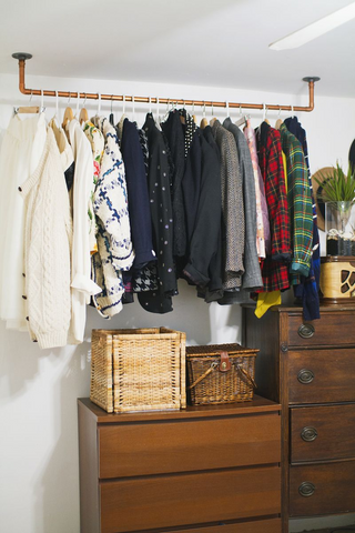 diy clothes pipe rack maker pipe