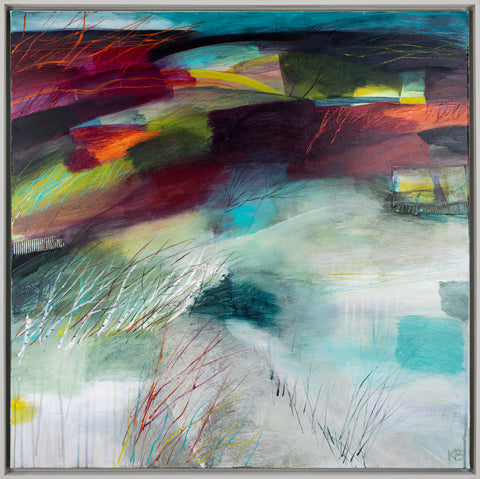 'Where the Light Dances III' by Karen Birchwood, available at Padstow Gallery, Cornwall