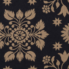 2062 Snowflake Linen Black