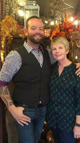 Gary Chapman and Sharon James, Shop Owners, Pine Cone Gift Shoppe, N. Canton, OH
