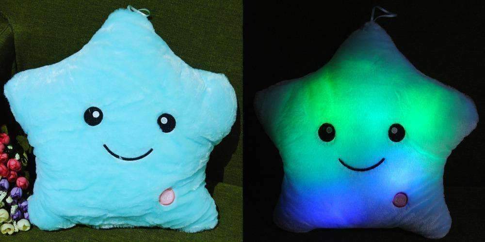 glow in the dark star pillow